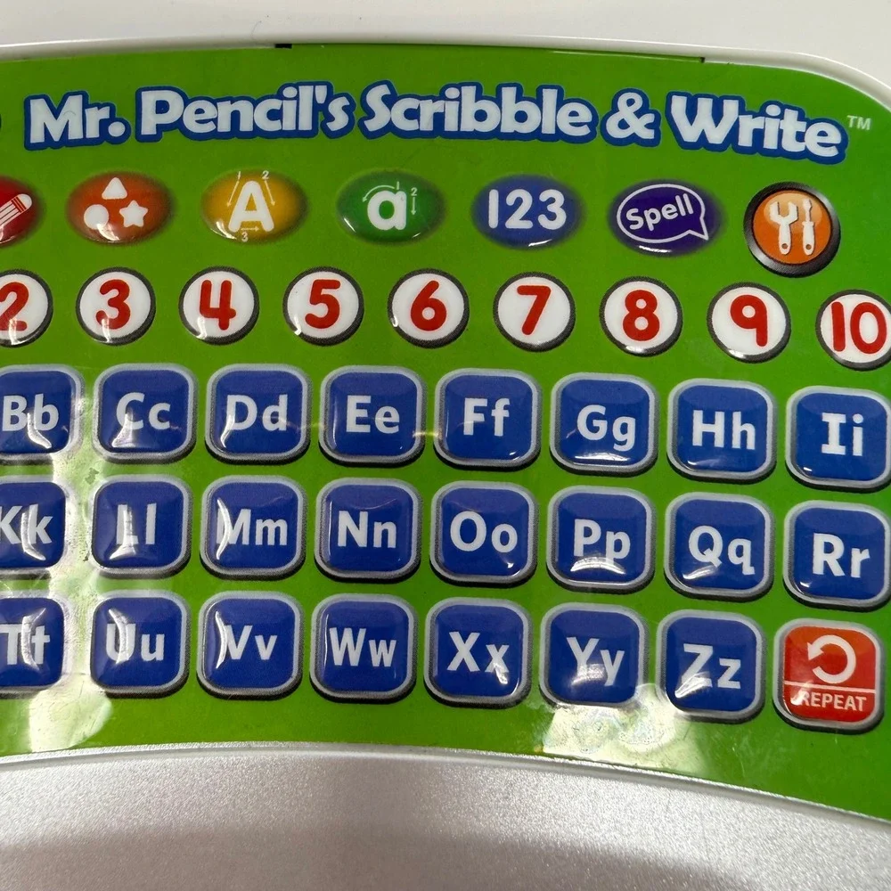 LeapFrog Mr. Pencil's Scribble & Write Educational Writing Toy White Green